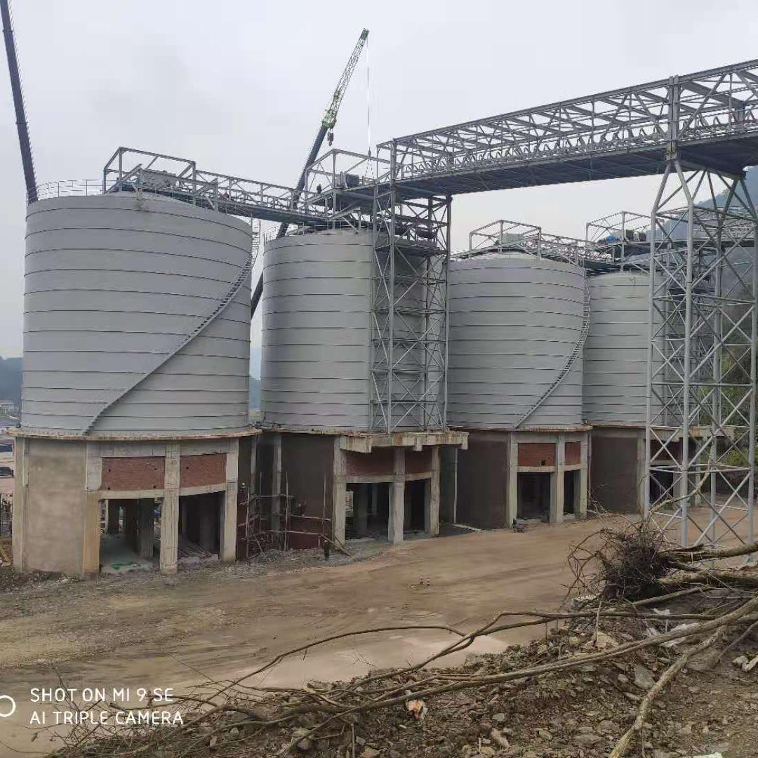 新疆3000吨骨料钢板库