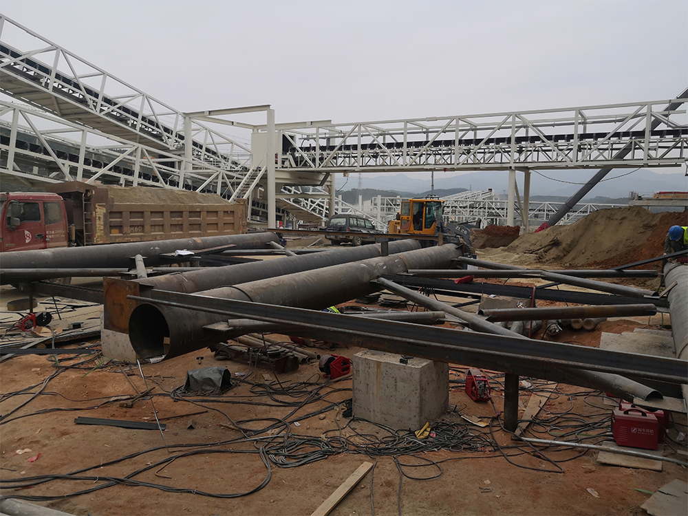 新疆螺旋钢板仓湛江5000吨项目进展
